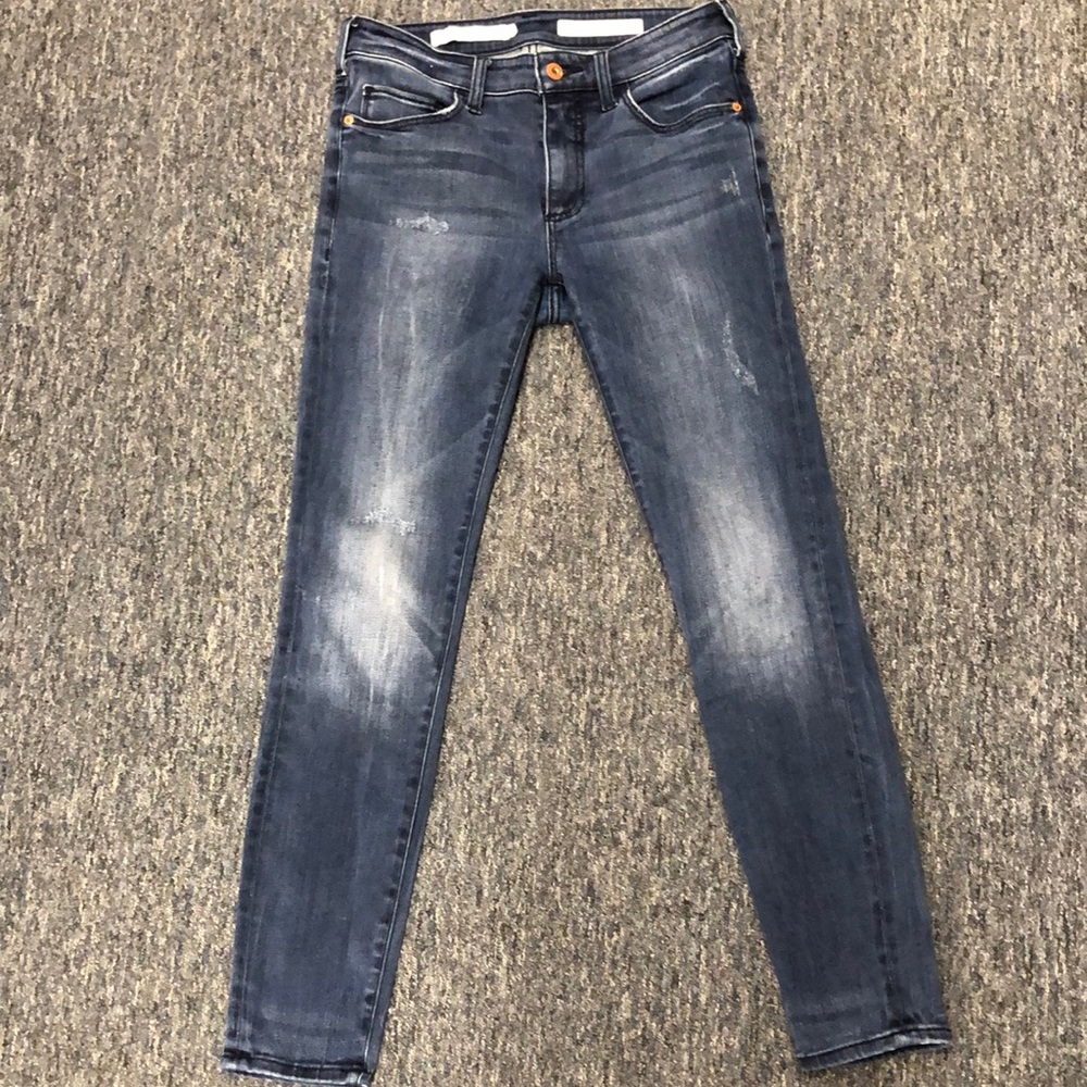 Anthropologie Pilcro & the Letterpress high rise skinny jeans, size 26